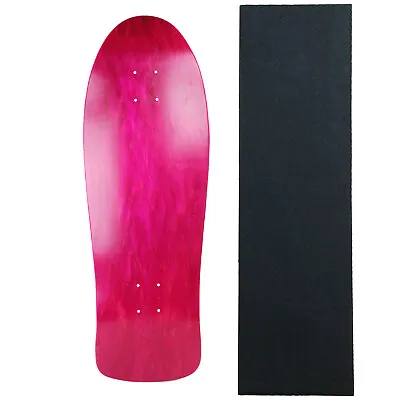 Moose Skateboards Old School 10  X 30  Stained Pink Blank Skateboard Deck + Grip • $34.95