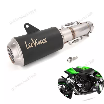 For Kawasaki Ninja 400 Z400 2017-2024 Exhaust Tips Mid Pipe Slip On 51mm Muffler • $113.09