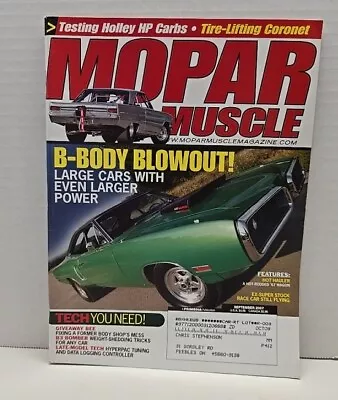 Mopar Muscle Magazine September 2007  B Bodies Holley HP Carbs • $6.99