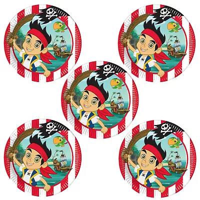 40 Jake And The Never Land Pirates Paper Party Plates - Party Tableware • £5.99
