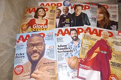 7 AARP The Magazines Lot August 2013 - January 2023 Current Issue Real... • $34.99