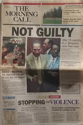 Newspaper Of *OJ Simpson Trial* (October 4 1999)  • $10