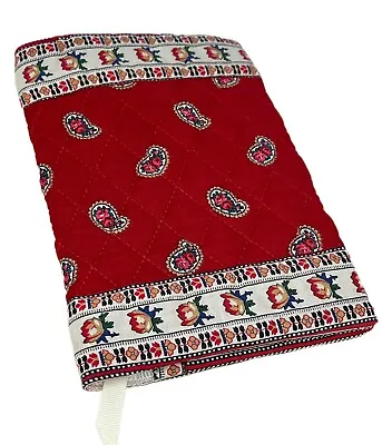 Vera Bradley Apple Red Book Cover • $20.99