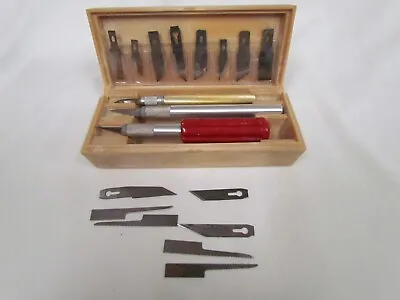 Vintage X-Acto 3 Knife Set W/15 Extra Blades In Original Composite Case • $15