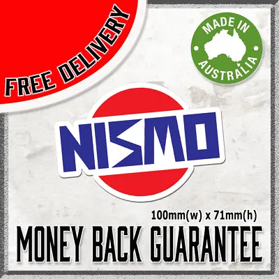 Classic Nismo Car Sticker Decal : For Skyline Silvia R31 R32 R33 R34 S13 S14 S15 • $5