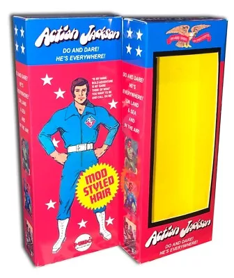 ACTION JACKSON BOX For 8  Mego Action Figure  (BOX ONLY!) • $13