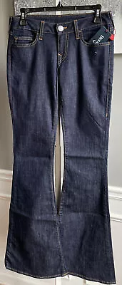 NWT - $199 True Religion Women’s Forsaken Carrie Jeans Size 28 2S Body Rinse • $69.99