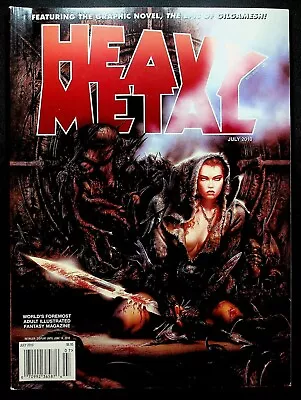 Heavy Metal Magazine July 2010 Graphic Novel Epic Of Gilgamesh Royo Cover LN NM • $15.99