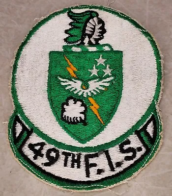 $12.99 • Buy Vietnam WWII USAF Air Force 49th Tactical Fighter Interceptor Sq. F.I.S. Patch 6