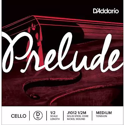 Prelude 1/2 Cello D String - Nickel Wound • $15.09
