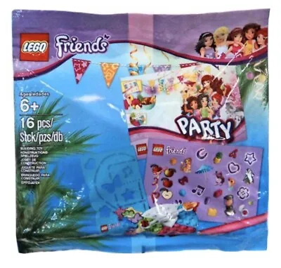 LEGO Friends Party Favor Bags 5002928 16 Pcs New Set Of 6 Bags • $9.95