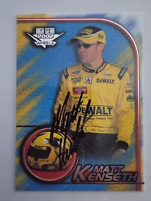 Autographed NASCAR Trading Card Of NASCAR Driver MATT KENSETH SIGNED #3 • $5.89