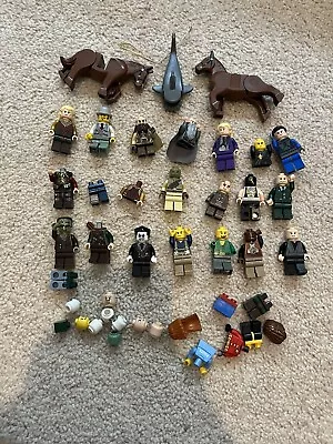 Lego Minfigures And Minifigure Parts Bulk Lot Figures Legs Horse Shark • $32