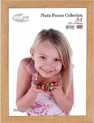 Set Of 3 Inov8 Framing Picture/Photo Frame A4 Certificate Lime Oak • £19.99