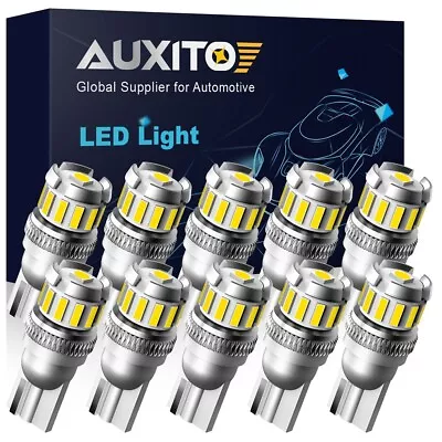 White AUXITO T10 Car LED Canbus Error Free Bright Light Bulbs W5W 13SMD 2825 EAH • $19.94