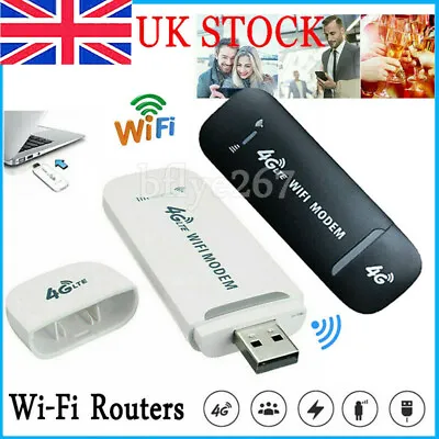 UK Car Wireless WiFi Router 4G LTE USB Dongle Mode For Android DVD Radio Player • £11.91