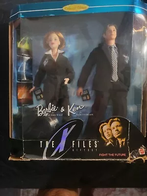 1998 The X Files Gift Set With Barbie & Ken Dolls As Scully & Mulder -  NRFB • $39.58