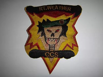 Vietnam War Patch US 5th Special Forces Group MACV-SOG RT WEATHER CCS Team • $11.21