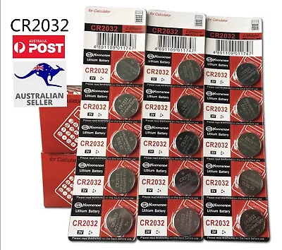5 X CR2032 3V Lithium Battery STOCK IN Sydney Button Coin Cell CR-2032 • $3.99