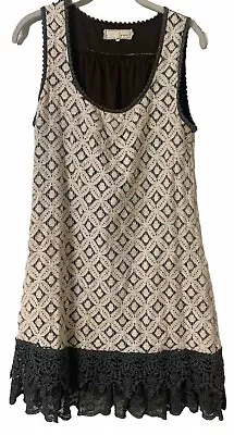 A’reve Anthropologie Brand Dress Size M Boho Crochet And Lace Hippie • $21.88