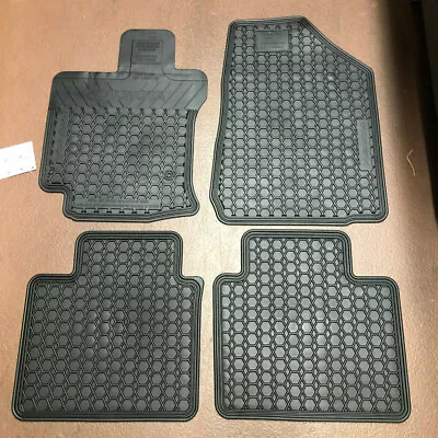 Toyota Venza 2009-2012 4pcs Black All Weather Floor Mat Pu320-0t009-02 • $125