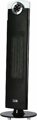 Dimplex Electric StudioG Ceramic Tower Heater W Cool Options 2.5Kw DXSTG25 Black • £69.90