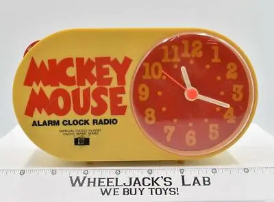 Mickey Mouse Walt Disney 1970's Concept 2000 Alarm Clock Radio • $10.94