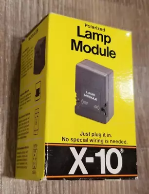 $9.99 • Buy X-10 LM511 Polarized Lamp Module - Remote Control System For Lighting/appliances