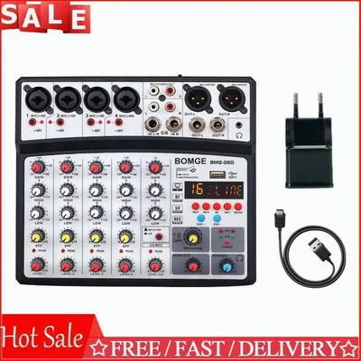 £47.95 • Buy BMG-06D 6 Channels 16 DSP Bluetooth-compatible Professional Audio Mixer