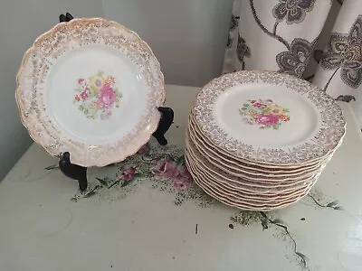 Vintage Keystone Canonsburg Pottery Co. Bread And Butter Plates MADE IN THE USA • $9.99