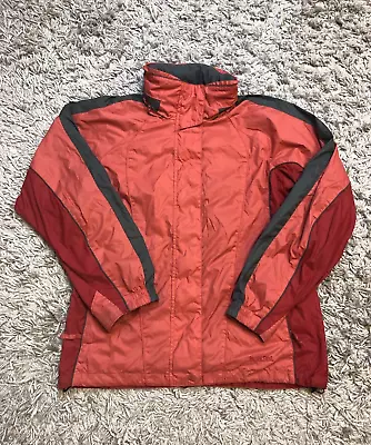 Pacific Trail Jacket Size Medium Red Coat Women's Outdoor Hooded Full Zip Pocket • $17.02