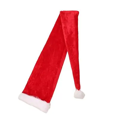£11.41 • Buy Extra Long Santa Hat Plush Thicken Christmas Hat For Festive Xmas Party Supplies