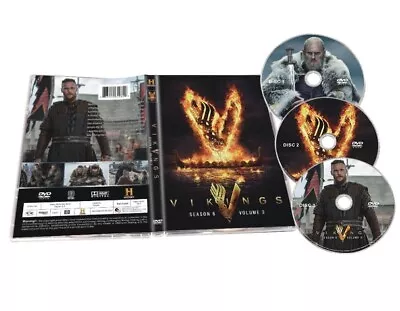 VIKINGS Season 6 (Six) Volume 2 (Two) (3 Disc DVD Set 2022) US Region 1 • $9.90