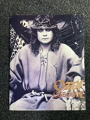 OZZY OSBOURNE No Rest For The Wicked 1988 Tour Book Programme • $100