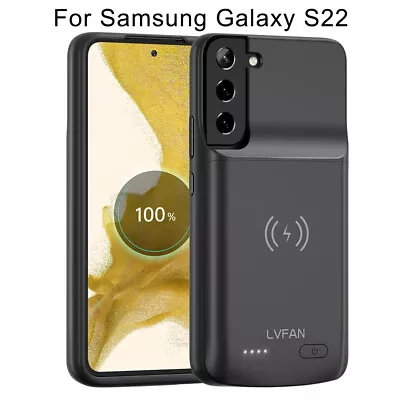 Battery Case For Samsung Galaxy S22 Battery Pack Wireless Charging Case Cover • $33