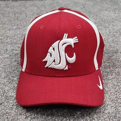 Washington State Cougars Hat Cap Men Red Nike Dri Fit Embroidered NCAA Football  • $320.85