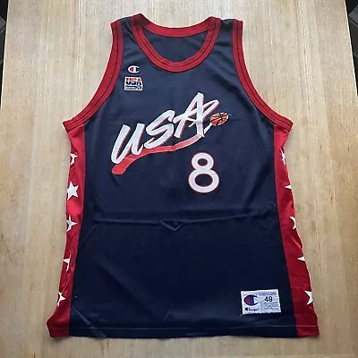 £100 • Buy 1996 Team USA Scottie Pippen Jersey NavyBlue Champion Extra Large NBA Basketball