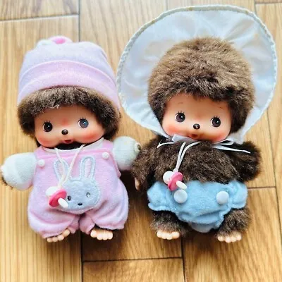 Baby Monchhichi Plush Mascot Doll Lot Of 2 Limited Vintage Rare Bulk Sale Japan • $143.45