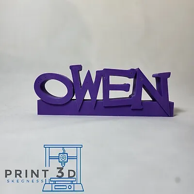 Mrs Browns Boys Inspired Personalised Name Ornament | 3D Printed | Desk Sign • £12.50