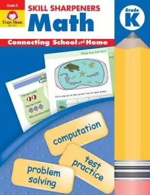 Skill Sharpeners Math Kindergarten - Paperback - GOOD • $4.82
