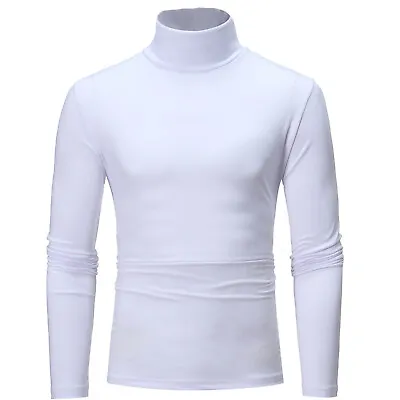 Mens Casual Slim Fit Hoodies T Shirt Long Sleeve Pullover Sweatshirts Sport Tops • $14.84