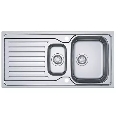 Franke Antea AZN651 Reversible1.5 Bowl Stainless Steel Kitchen Sink 101.0489.526 • £109