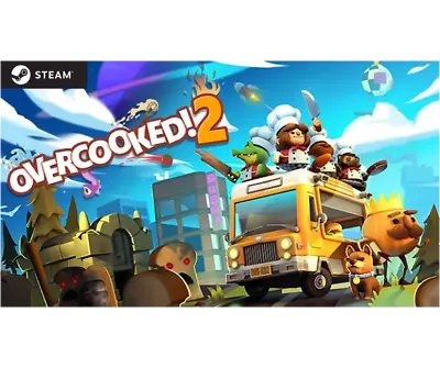 Overcooked! 2 PC GAME Steam BRAND NEW GENUINE Team17 • $13.88