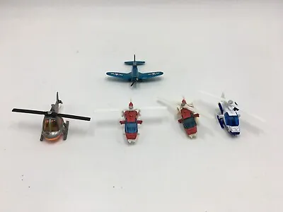 Vintage Matchbox Diecast Airplane & Helicopters Lot Of 5 • $19.95