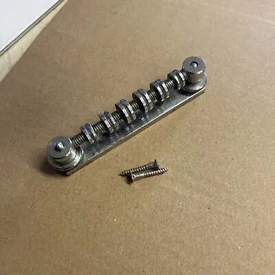 Vintage 60s-70's Teisco Audition Electric Guitar Roller Bridge For Tremolo • $75