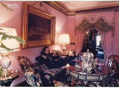 MARIA FELIX AT HER HOME IN PARIS Candid Color 1989 Original Photo By Jano Gyenes • $24.99