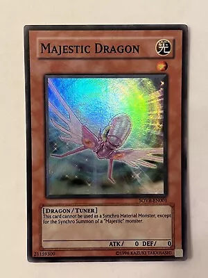 Yu-Gi-Oh! TCG Majestic Dragon Stardust Overdrive SOVR-EN001 Unlimited… • $0.99