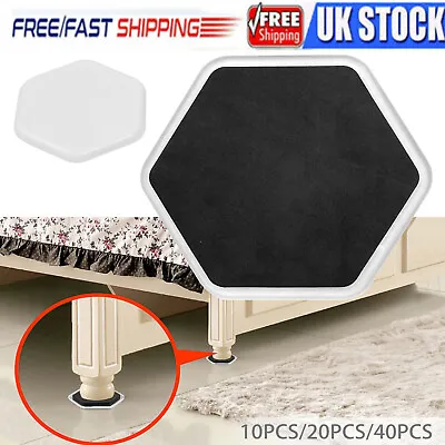 1-40pc Furniture Slider Pads Movers Floor Protector For Carpet Tile Wood Magic • £14.59