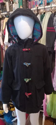 £2 • Buy Navy Duffle Coat With Coloured Toggles From Ladybird Age 5-6