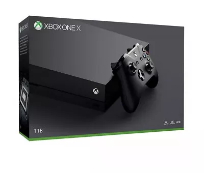 Microsoft Xbox One X 1000GBWith Wireless Remote And Charger GAMES INCLUDED • $180